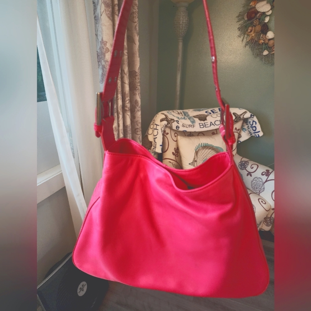 Preston & York bright pink handbag